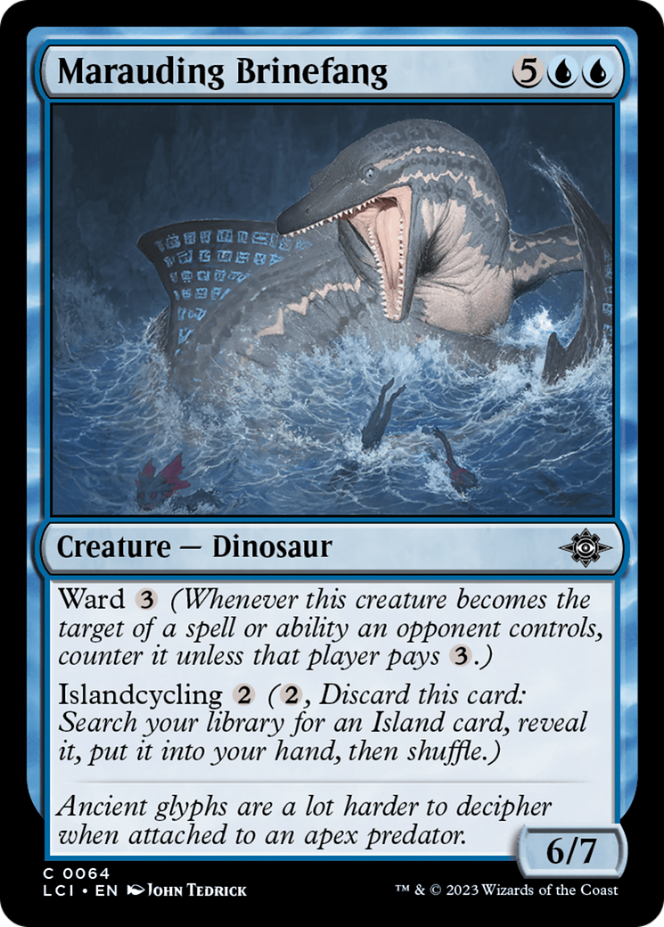 Marauding Brinefang (LCI-064)  Foil - The Lost Caverns of Ixalan