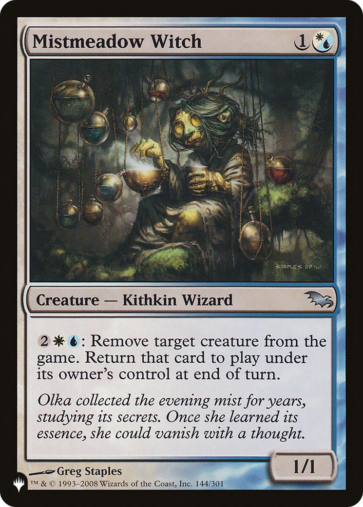 Mistmeadow Witch (SHM) (LIST-SHM-144)  - The List