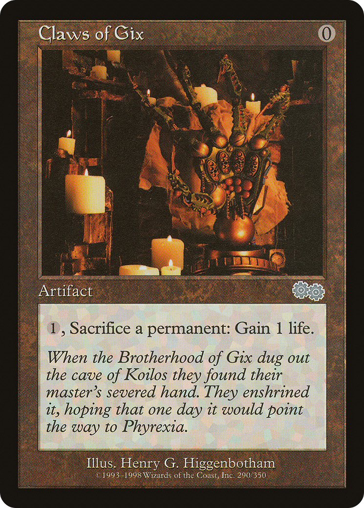 Claws of Gix (USG-290)  - Urza's Saga