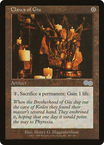 Claws of Gix (USG-290)  - Urza's Saga