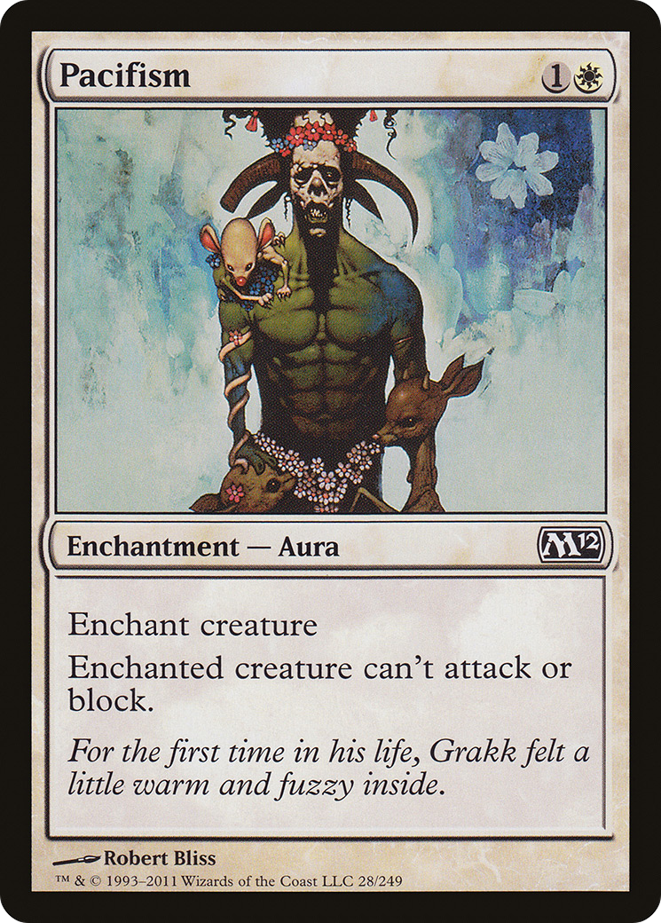 Pacifism (M12-028)  Foil - Magic 2012