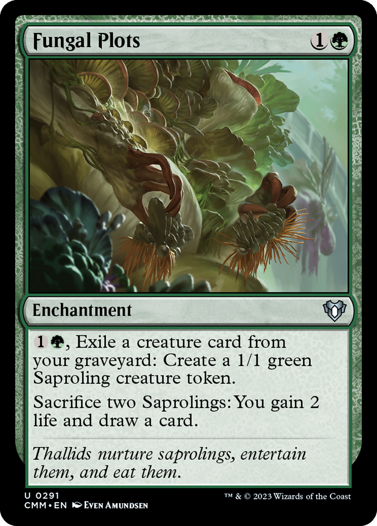 Fungal Plots (CMM-291)  Foil - Commander Masters