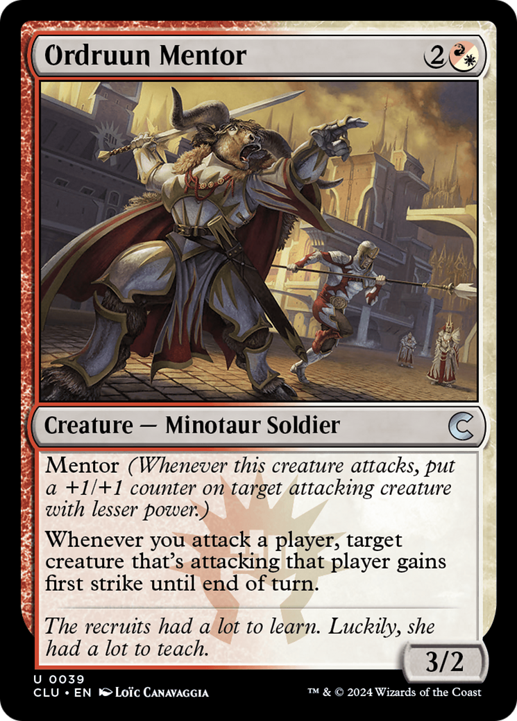 Ordruun Mentor (CLU-039)  - Ravnica: Clue Edition