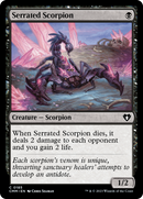 Serrated Scorpion (CMM-185)  Foil - Commander Masters