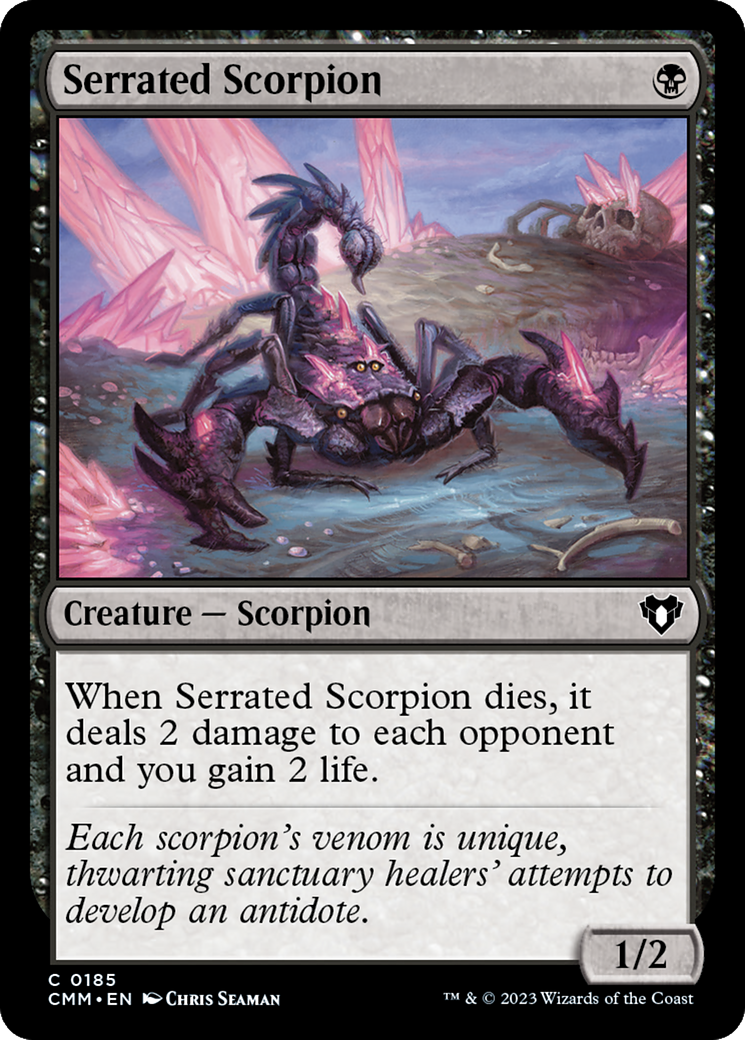 Serrated Scorpion (CMM-185)  Foil - Commander Masters
