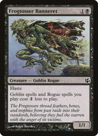 Frogtosser Banneret (MOR-064)  Foil - Morningtide