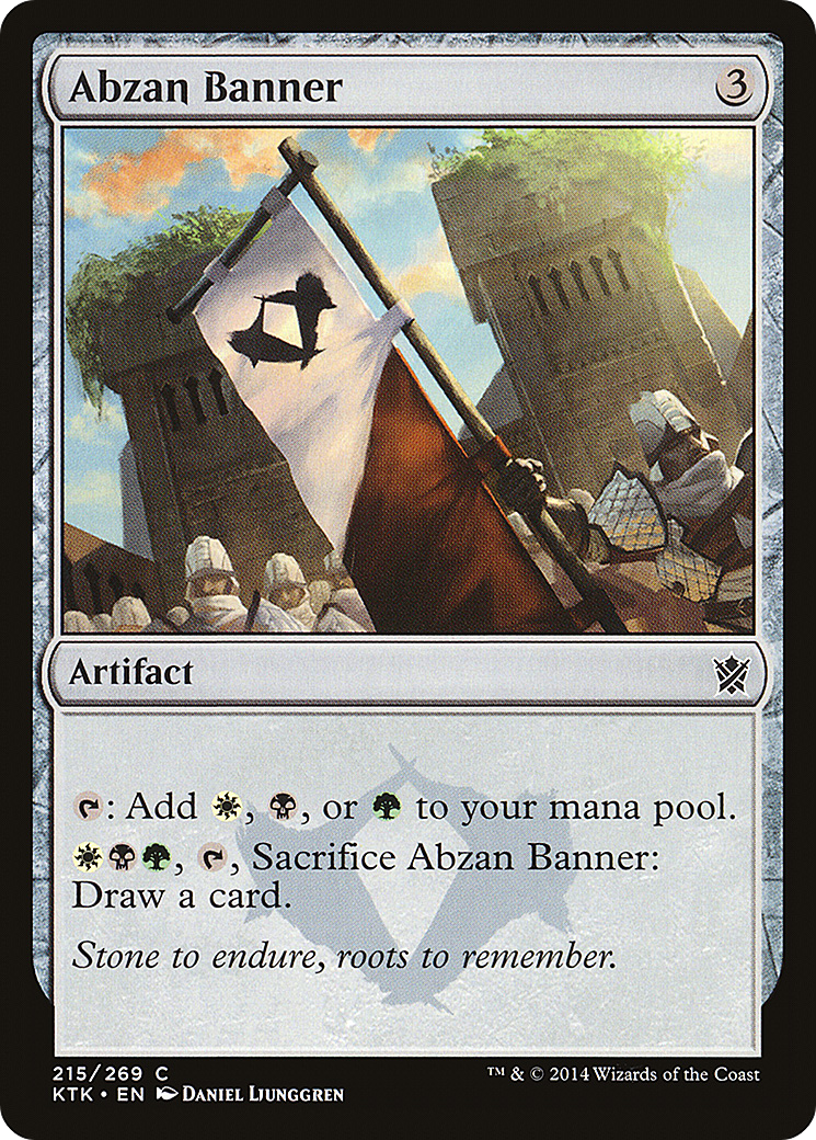 Abzan Banner (KTK-215)  Foil - Khans of Tarkir
