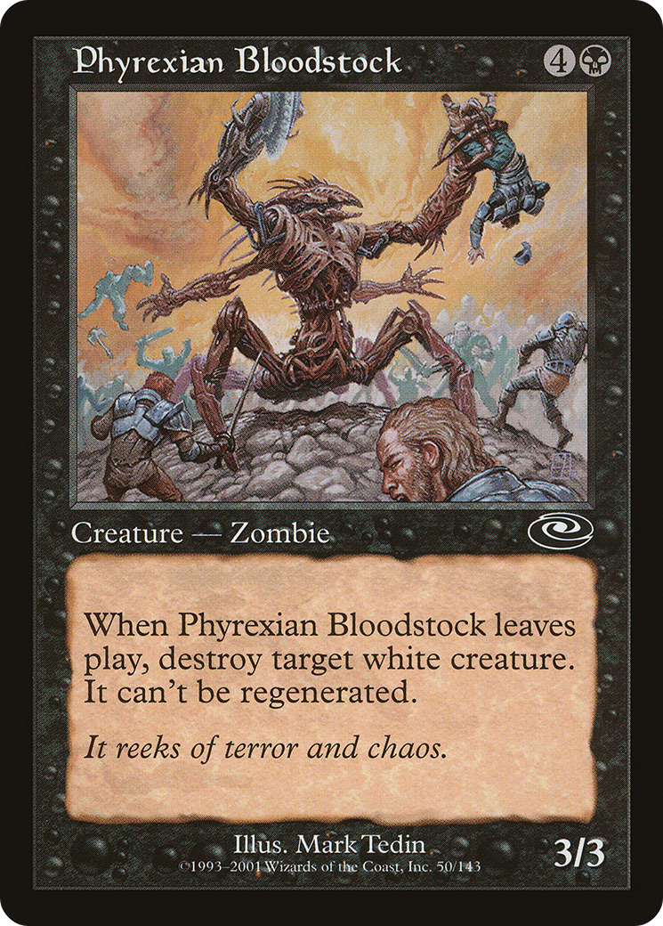 Phyrexian Bloodstock (PLS-050) - Planeshift Foil