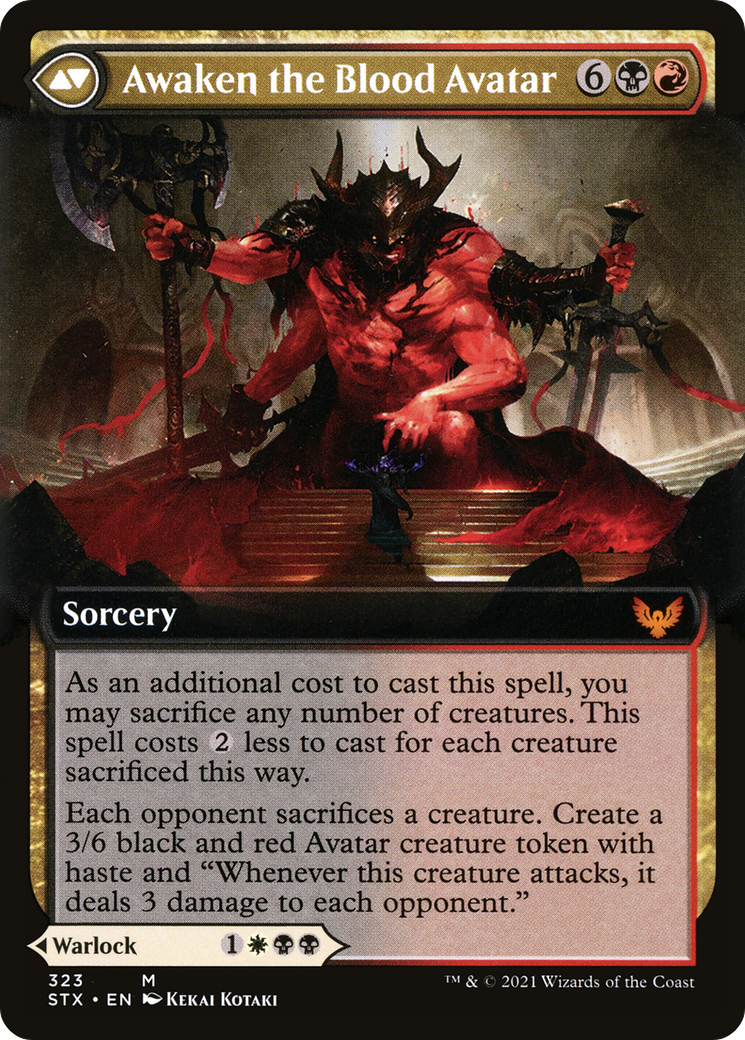 Extus, Oriq Overlord (Extended Art) (STX-323)  - Strixhaven: School of Mages: (Extended Art)
