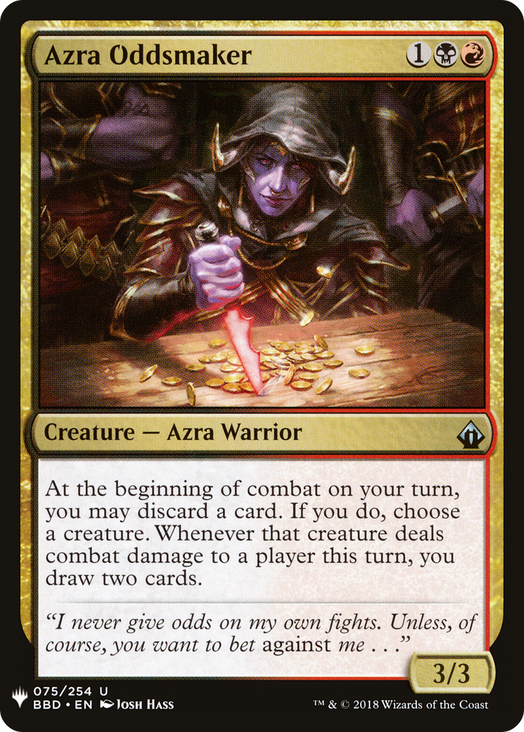 Azra Oddsmaker (LIST-075)  - The List
