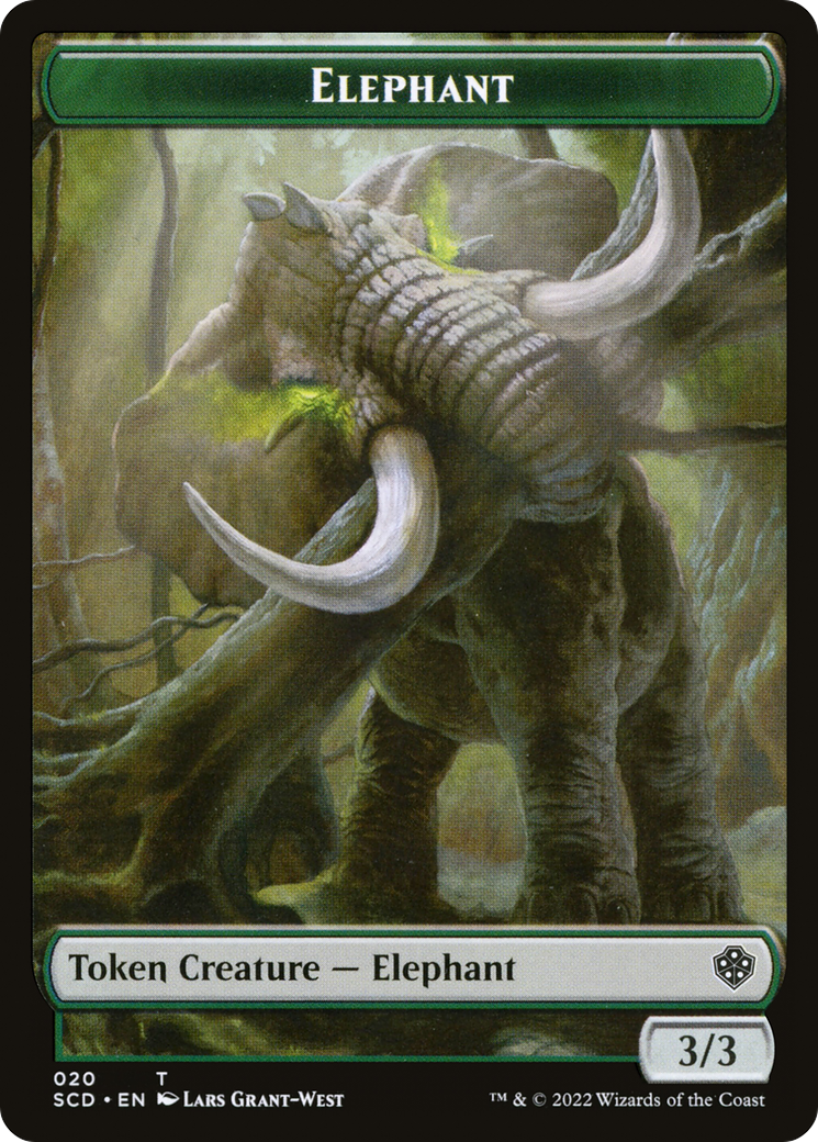 Elephant (TSCD-020)  Foil - Starter Commander Deck Tokens