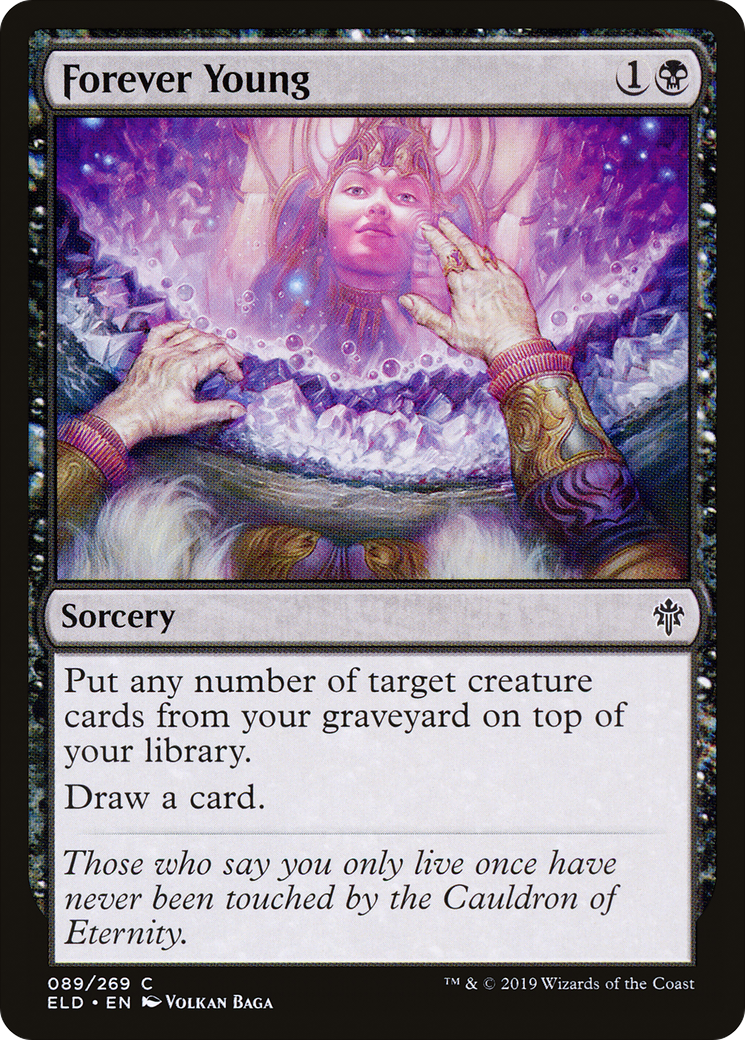 Forever Young (ELD-089)  Foil - Throne of Eldraine