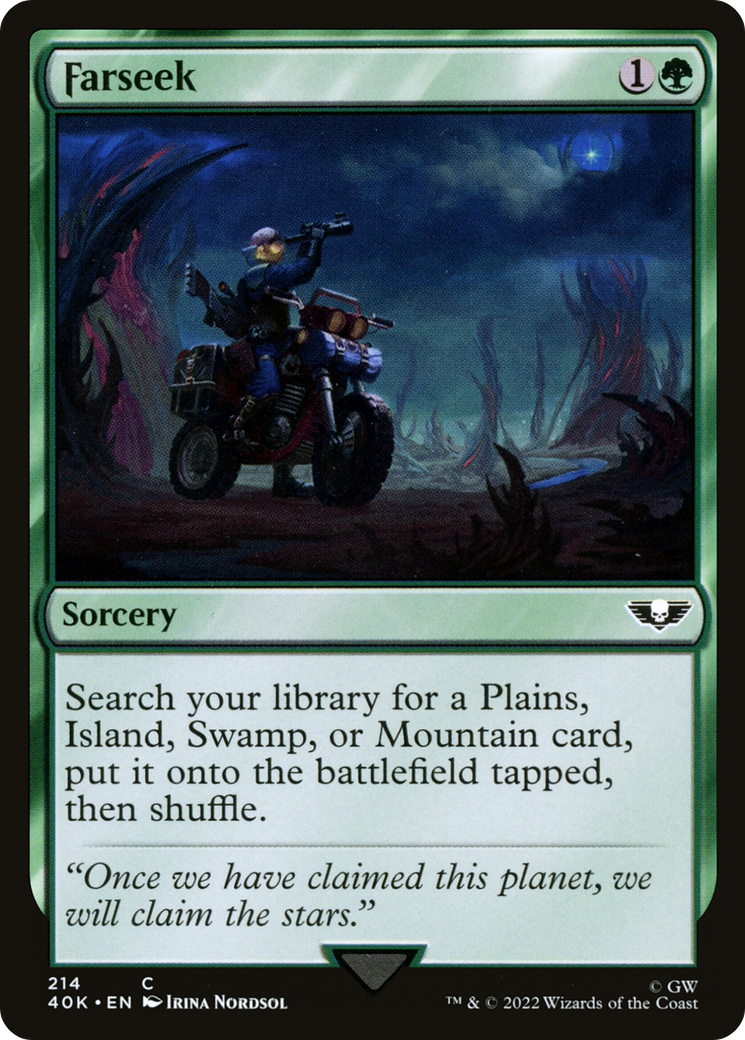 Farseek (40K-214)  Foil - Warhammer 40,000 Commander