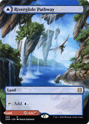 Riverglide Pathway (Borderless) (ZNR-289)  - Zendikar Rising: (Showcase)