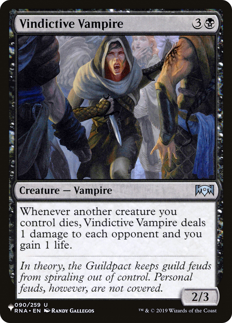 Vindictive Vampire (LIST-RNA-90)  - The List