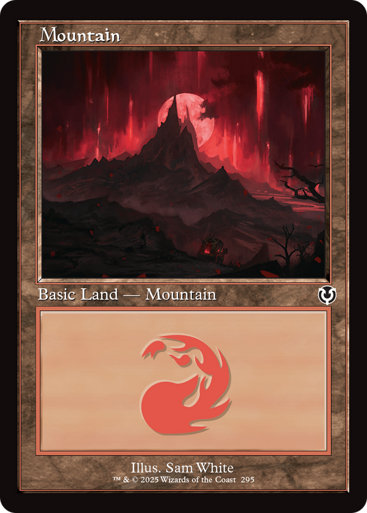 Mountain (295) (Retro Frame) (INR-295) - Innistrad Remastered Foil