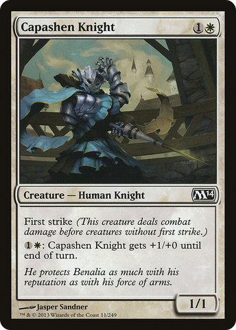 Capashen Knight (M14-011)  - Magic 2014