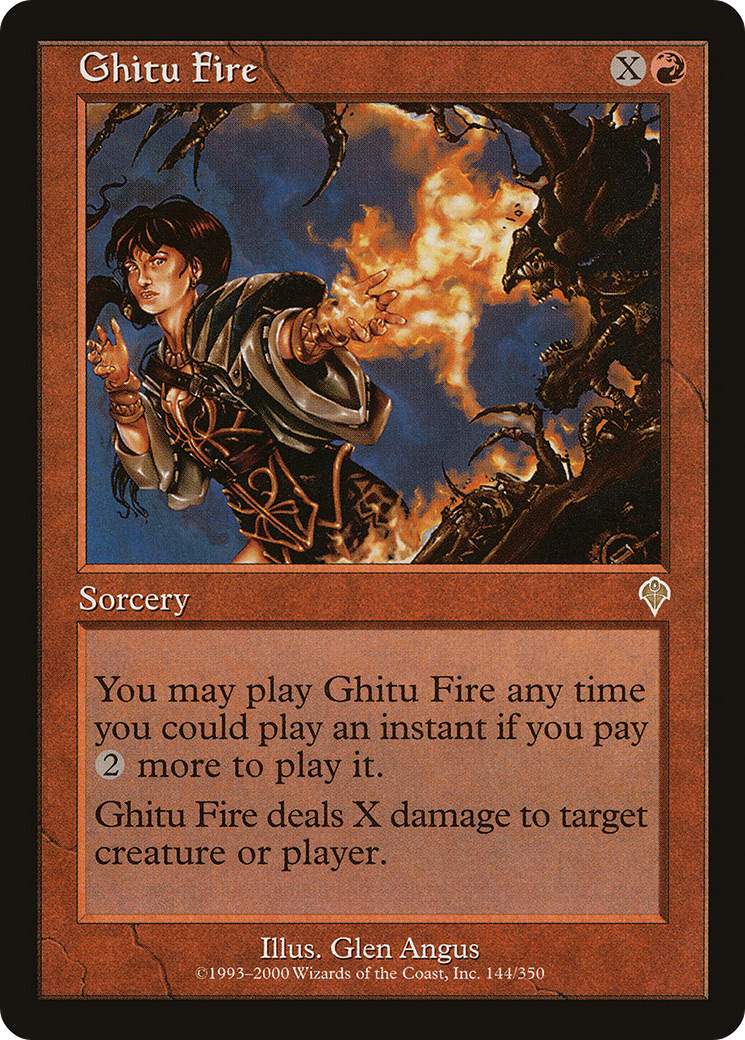 Ghitu Fire (INV-144)  Foil - Invasion