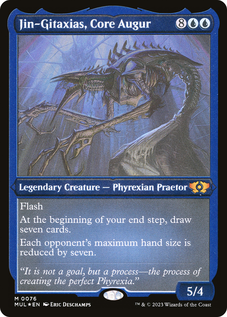Jin-Gitaxias, Core Augur (Foil Etched) (MUL-076)  Foil - Multiverse Legends