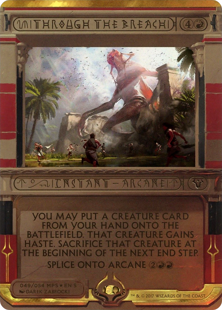 Through the Breach (MPS2-049)  Foil - Amonkhet Invocations (Borderless)