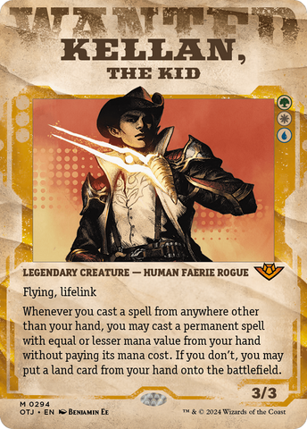 Kellan, the Kid (Showcase) (OTJ-294)  - Outlaws of Thunder Junction: (Showcase) (Borderless)