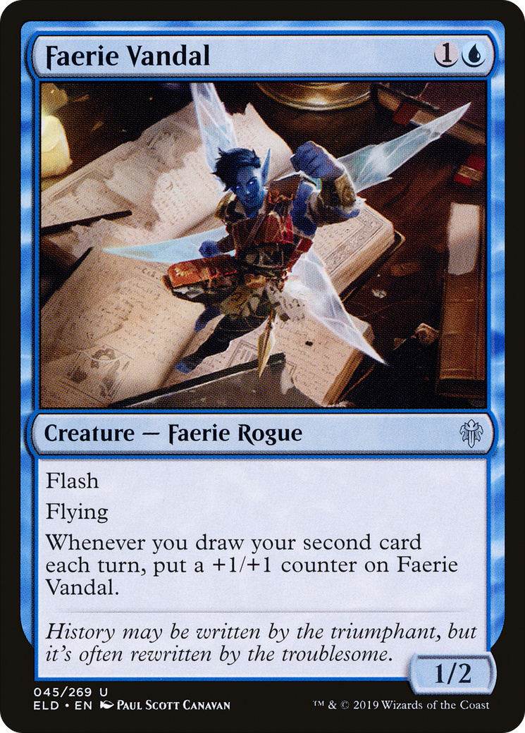 Faerie Vandal (ELD-045) - Throne of Eldraine Foil