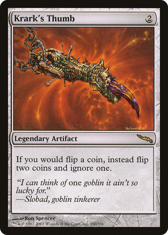 Krark's Thumb (MRD-190)  Foil - Mirrodin