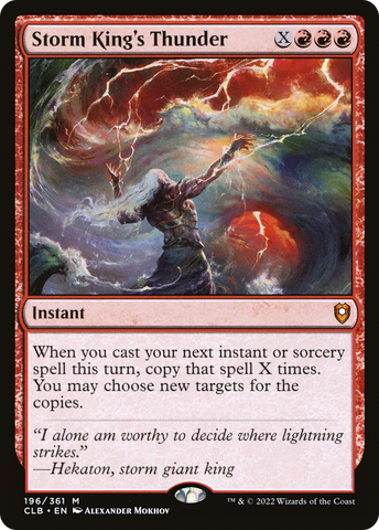 Storm King's Thunder (CLB-196)  - Commander Legends: Battle for Baldur's Gate