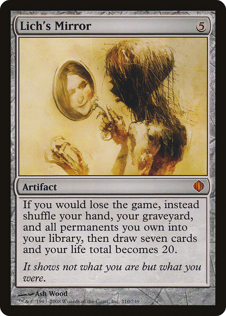 Lich's Mirror (ALA-210)  Foil - Shards of Alara