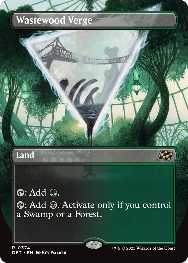 Wastewood Verge (Borderless) (DFT-374)  Foil - Aetherdrift