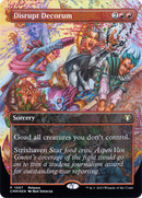 Disrupt Decorum (LARP-1067)  Foil - Commander Masters (Borderless)