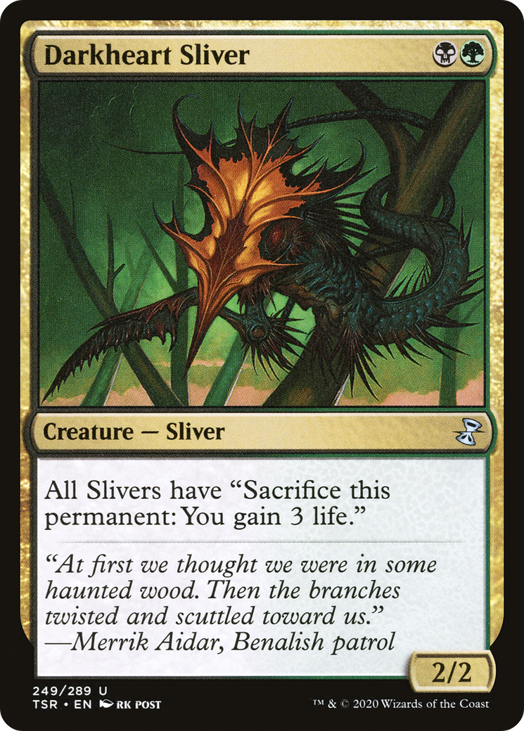 Darkheart Sliver (TSR-249)  - Time Spiral Remastered