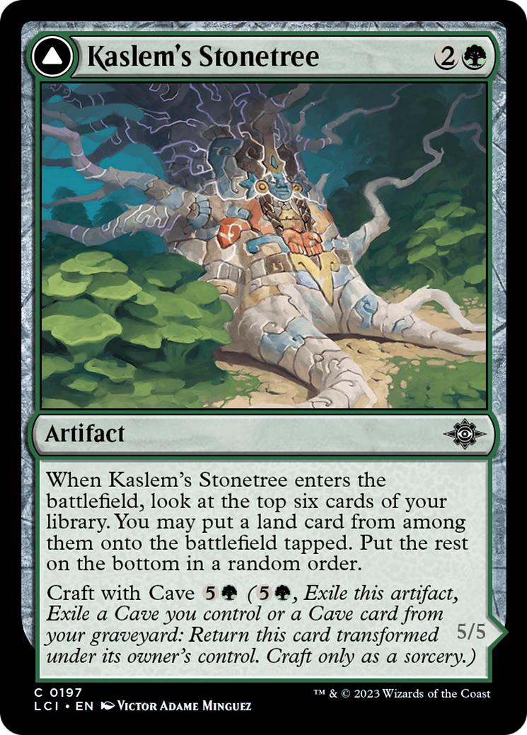 Kaslem's Stonetree (LCI-197)  Foil - The Lost Caverns of Ixalan