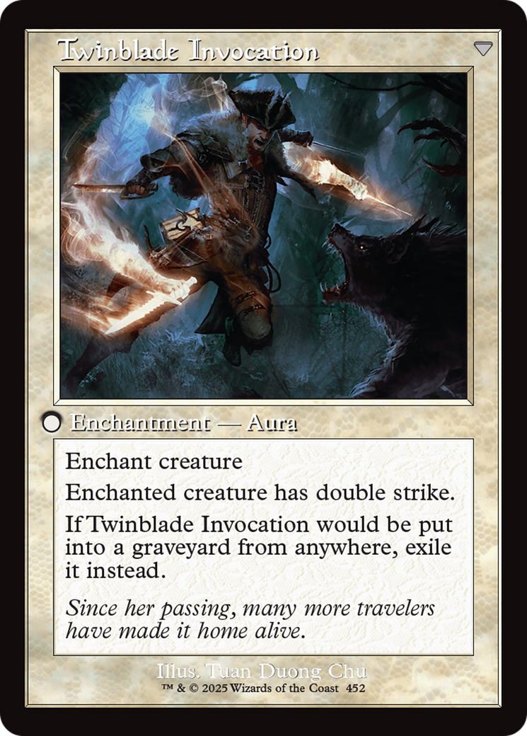 Twinblade Geist (Retro Frame) (INR-452)  Foil - Innistrad Remastered