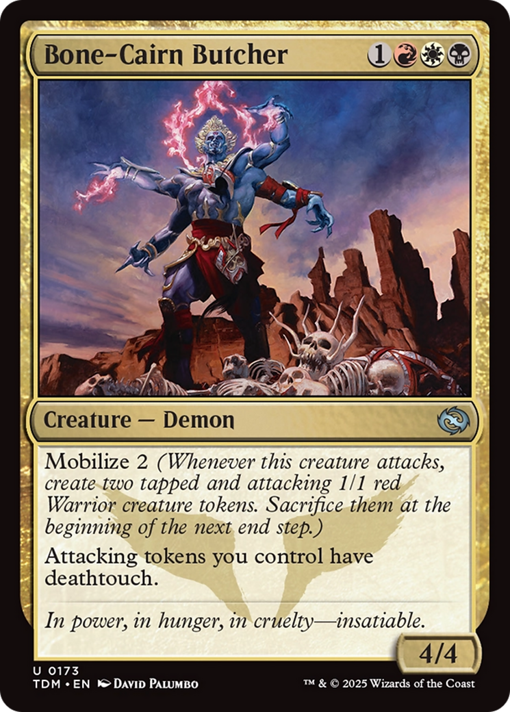 Bone-Cairn Butcher (TDM-173)  - Tarkir: Dragonstorm