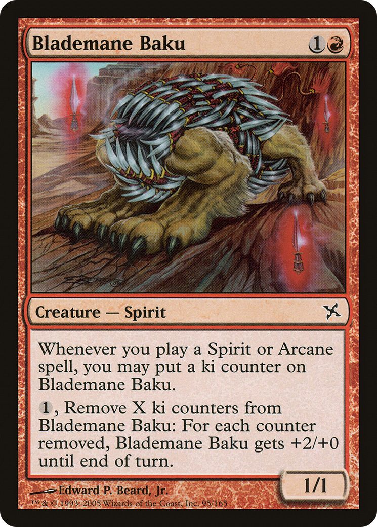 Blademane Baku (BOK-095)  - Betrayers of Kamigawa