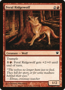 Feral Ridgewolf (ISD-142)  Foil - Innistrad