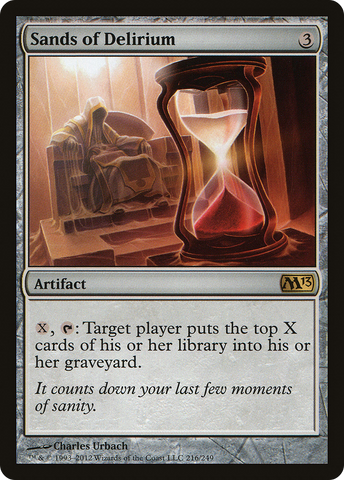 Sands of Delirium (M13-216)  Foil - Magic 2013