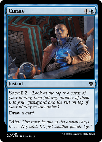Curate (MKC-099)  - Murders at Karlov Manor Commander