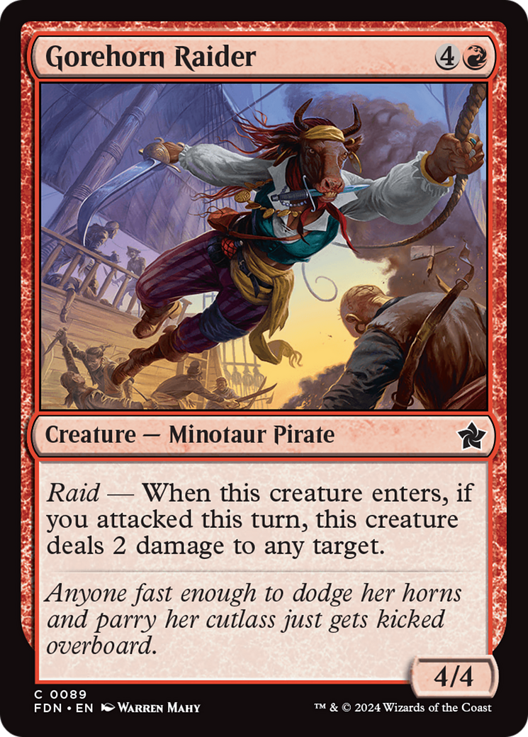 Gorehorn Raider (FDN-089)  - Foundations