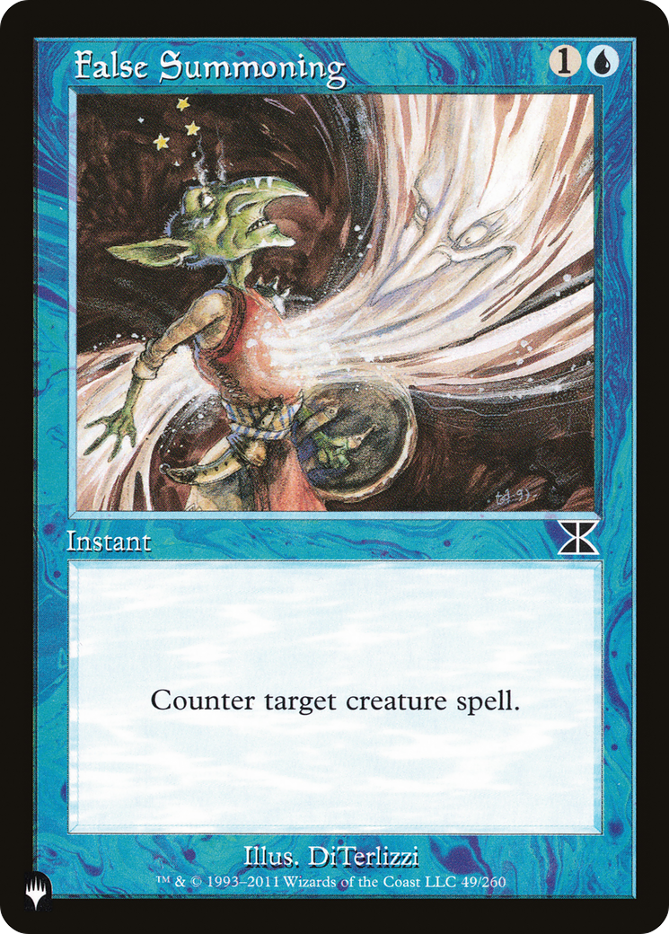 False Summoning (LIST-ME4-49)  - The List