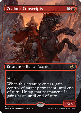 Zealous Conscripts (Borderless) (INR-314)  - Innistrad Remastered