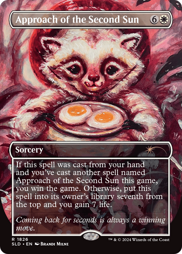 Approach of the Second Sun (Rainbow Foil) (SLD-1826)  Foil - Secret Lair Drop (Borderless)