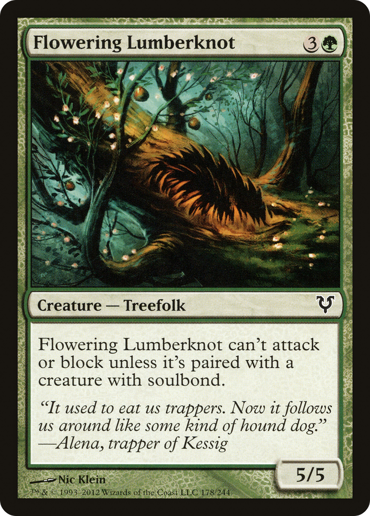 Flowering Lumberknot (AVR-178)  Foil - Avacyn Restored