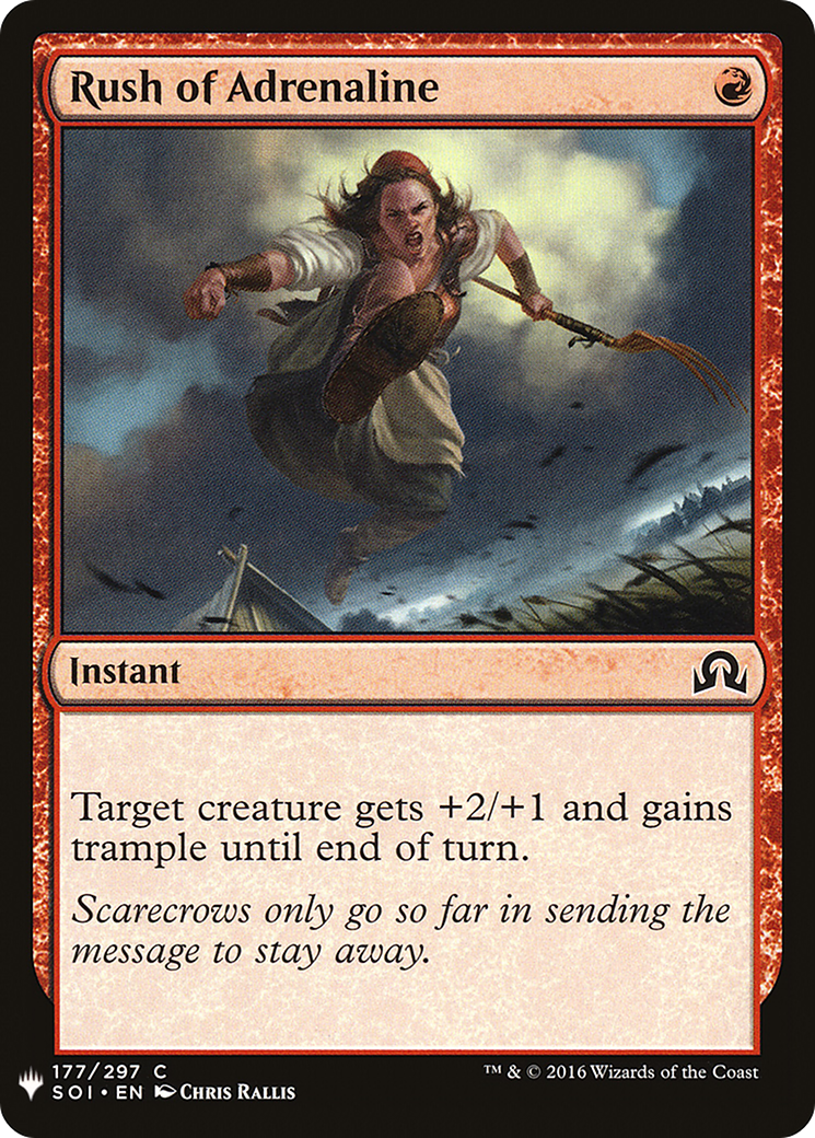 Rush of Adrenaline (LIST-177)  - The List