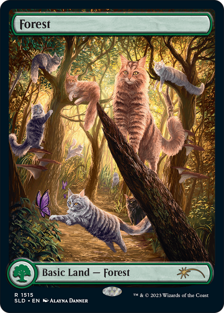 Forest (1515) (SLD-1515)  Foil - Secret Lair Drop: (Full Art)