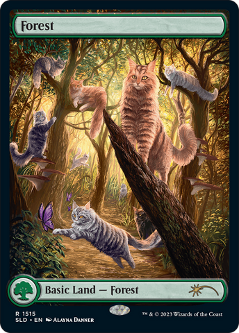Forest (1515) (SLD-1515)  Foil - Secret Lair Drop: (Full Art)