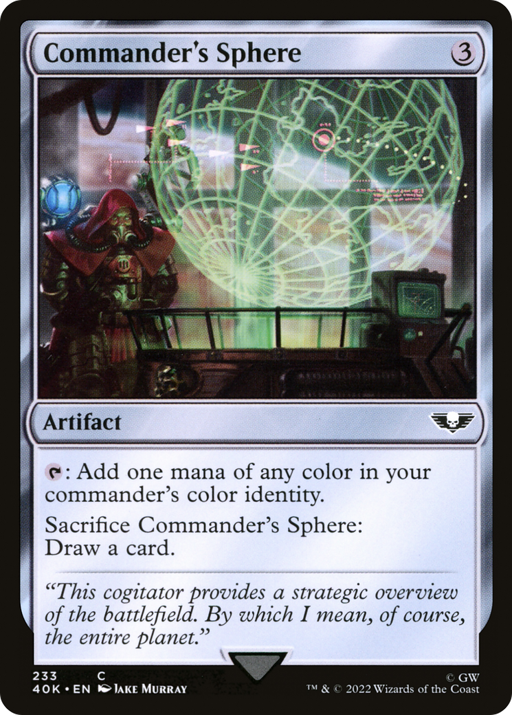 Commander's Sphere (233) (40K-233)  - Warhammer 40,000 Commander