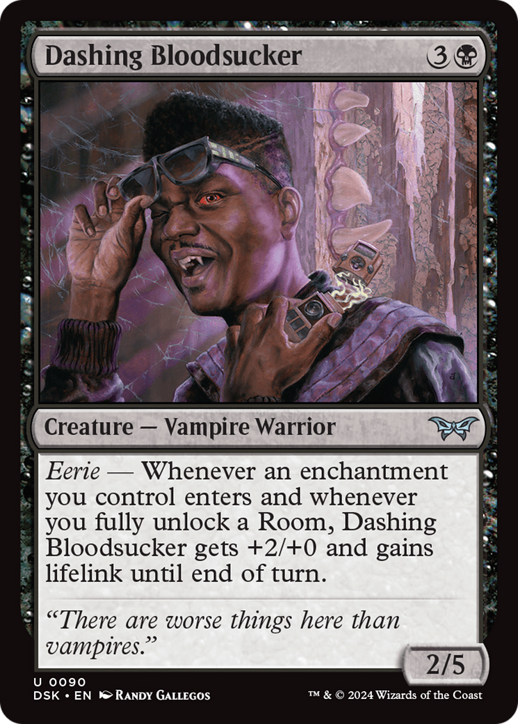 Dashing Bloodsucker (DSK-090)  Foil - Duskmourn: House of Horror