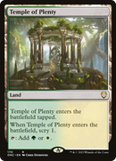 Temple of Plenty (ONC-170)  - Phyrexia: All Will Be One Commander